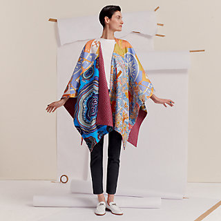 Reversible cape | Hermès Mainland China